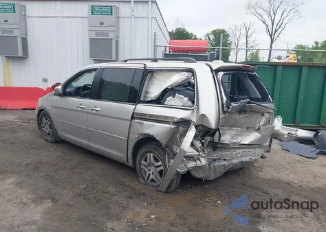 2007 Honda Odyssey Ex-L from USA, damaged, VIN 5FNRL38707B410312